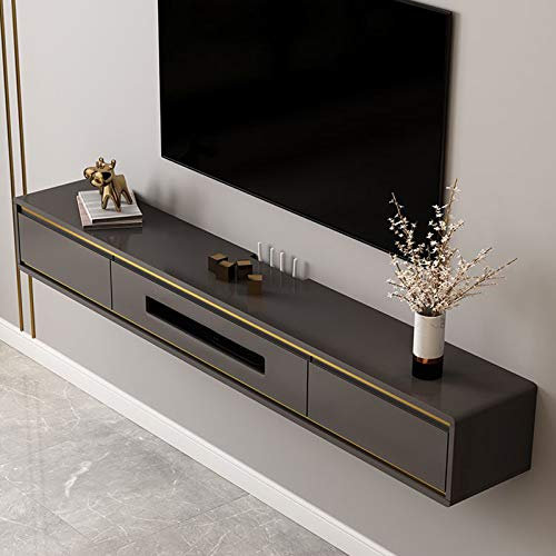 Mobile TV a Parete Scaffali sospesi Scaffale a Muro Proiettore Trofeo Set-Top Box Router Foto Giocattolo Piccoli Oggetti elettronici Scaffale portaoggetti Scaffale espositore Porta TV librer