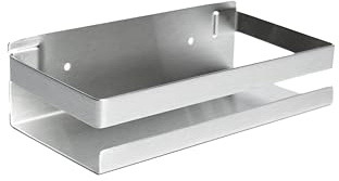 DOESS Spice Rack - Kitchen Cabinet Organizer - Wall Rack - Spice Organizer (Silver, 20 CM)