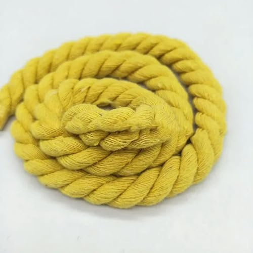 5/10 m, 12 mm, 3 Anteile, gedrehtes Baumwollseil, gewebtes Geflecht, Kordel, Tasche, Kordelzug, dekoratives Makramee-Seil, Nähzubehör