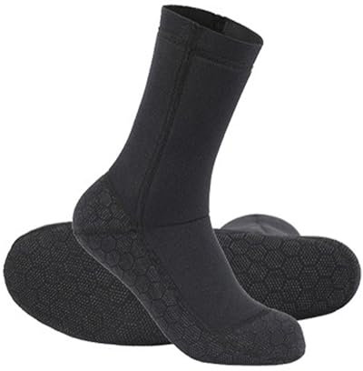 Naroote Neoprensocken, Schwimmsocken, Schwimmsocken, Neopren-Neoprenanzugsocken mit Neopren-Neoprenanzugsocken für Männer und Frauen, Schnorcheln, Schwimmen, Surfen (M)