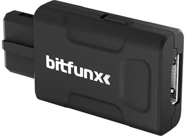 GuileKeys Adattatore HDMI N64 con supporto S-Video automatico e composito, compatibile con 64, Snes, Famicom e Gamecube, convertitore HD di videogiochi plug & play senza ritardi