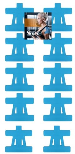 Kinesiotapes für Schultern - vorgeschnitten Kinesiologie Tape Sport Tapes schwarze Kinesiotape, wasserfest & Hautfreundlich Profi Physio Tape für Knieschmerzen Knie Haltungskorrektur (8, Blue)