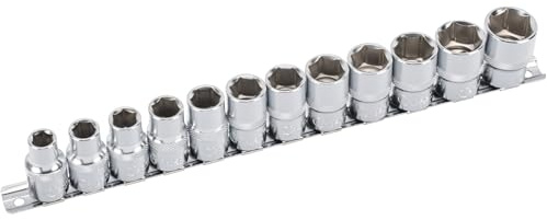 Condor Werkzeug 27100 | Steckschlüssel-Einsatz-Satz | 12-tlg. | 1/2 | 6-kant | SW 10-22 mm | xcess performance | Profi Werkzeug geeignet für Werkstätte & Heimwerker