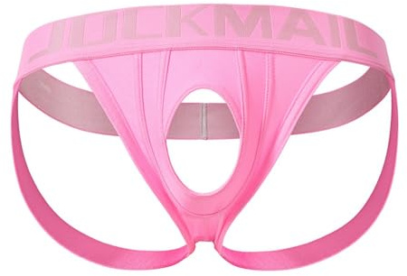JOCKMAIL Herren Jockstrap Sexy Unterwäsche mit Cut Out Design Low Rise Figurformend Atmungsaktiv Elastisch
