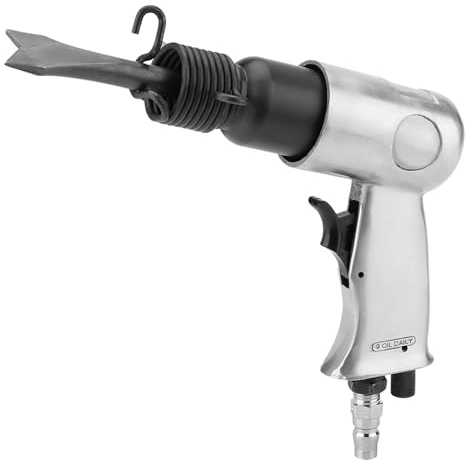 Zerodis Marteau Pneumatique de 150 Mm, Outil Pneumatique avec Corps en Alliage d'aluminium, Nombre d'impact de 4 500 Tr/min pour les Applications Industrielles de Burins et de Pelles