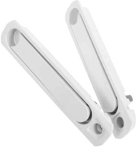 Baluue Tirador Puerta Corredera Oculto y Funcionamiento Suave de Aleación de Zinc Diseño Invisible 2 Piezas para Ventanas Correderas Adecuado para Cocinas y Dormitorios