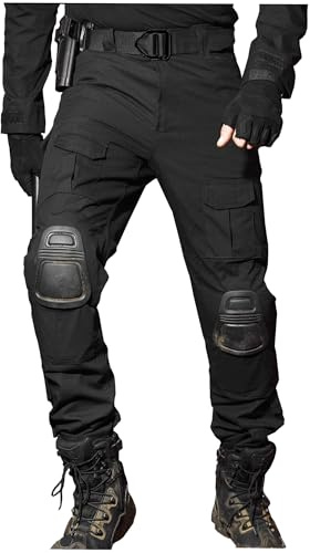 Taktiska cargobyxor ripstop airsoft paintball skytte jakt stridbyxor multificka arbete vandring jakt taktiska stridbyxor
