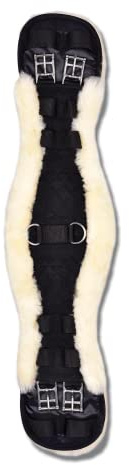 WALDHAUSEN Kurzgurt Lammfell, 55 cm, schwarz