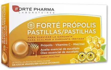 Forte Pharma Forte Propolis Pastillas para Chupar Miel 24 Pastillas