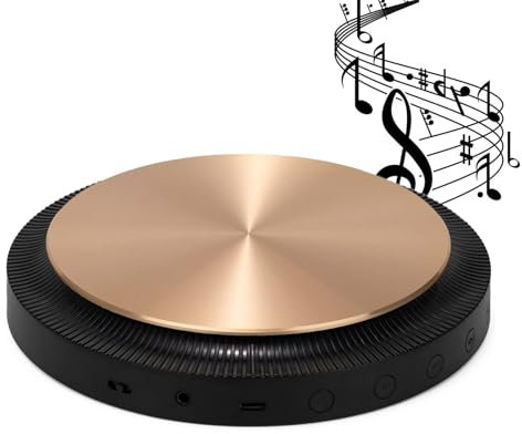 Reproductores De CD Portátiles, Altavoz De CD Recargable con Bluetooth, Batería Incorporada De 2000 MAh, Efecto De Sonido De Alta Fidelidad Y Soporte para Conexión Múltiple/Varios Formatos De CD
