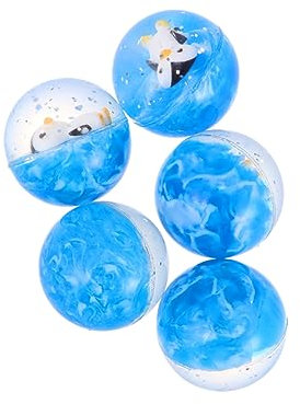 Abaodam 5 Stücke Transparente Pinguin Hüpfbälle Für Kinder Kognitives Gummiball Spielzeug Pädagogisches Spielzeug Für Geburtstagsfeiern Und Freizeit Sicheres Weiches Material Für