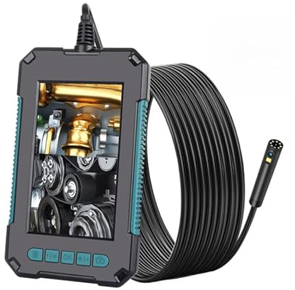 Telecamera per Fognature, Videocamera for endoscopio industriale P40 singola e doppia obiettivo 39mm 5,5 mm 8mm 108 0P 4.3 IPS Screen Borescope. IP68. Impermeabile Le. DS 2600mah.(2m,8mm Dual Rigid)