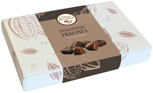 Coffret Dégustation Pralinés 150g – Assortiment de chocolats pralinés noisette