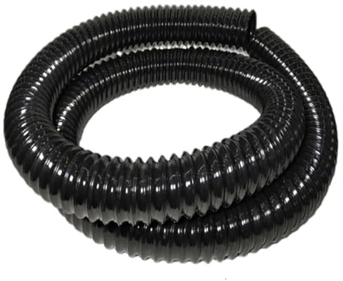 Flexibler Schlauch, Schwarzer PU-Staubabsaugschlauch, 100 mm Innendurchmesser, 1 m Länge, flexibel, transparent, for industrielle Absauggeräte, 0,63(0.93mm)