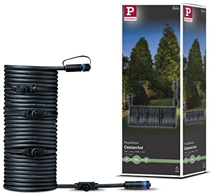 Paulmann 939.3 Sistema di Illuminazione Plug & Shine 5Fach-Verteiler 93930 Nero