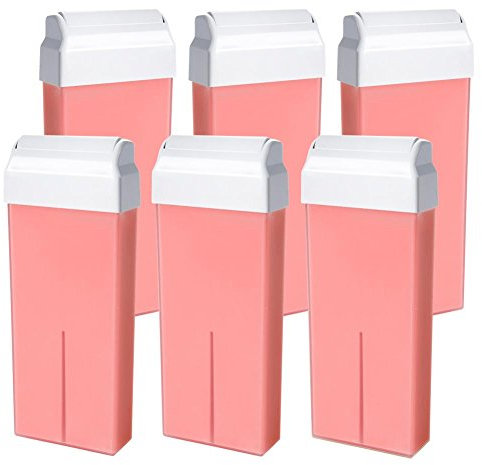 Wachspatrone Top Formula Rosé Titaniumdioxid mit großem Roller 100 ml 6 Stück