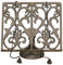 Cast Iron Ornamental Cook Book Stand Recipe Holder