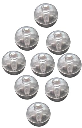 STOBOK LED Luftballons Licht Mini Rot LED Lichter Rund Kugeln 100 PCS Nachtlicht für Papierlaternen Ballons Weihnachten Hochzeit Geburtstag Party Festival Dekoration