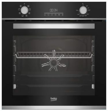 BEKO S0429117 Four multifonction Bbim13300Xd, 72 L, 2500 W, A, noir, 100 W, 80 litres, acier inoxydable, ne s'applique pas