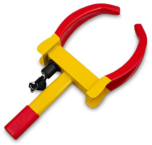 BITUXX Rad Klammer Klaue Wegfahrsperre Anti - Diebstahl Sicherung PKW Auto Wohnmobil Anhänger