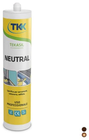 SILICONE TEKASIL NEUTRAL EDILIZIA 310 ml - Marrone 8007