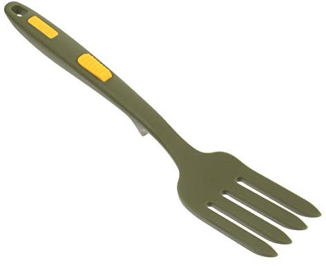 BESTonZON Forchetta in Silicone Multi-funzione Per Cucina Posate Antiscivolo e Sicure Design Ergonomico Con Manico Lungo Accessorio Domestico Per Insalate e Cibi Materiale Premium Resistente