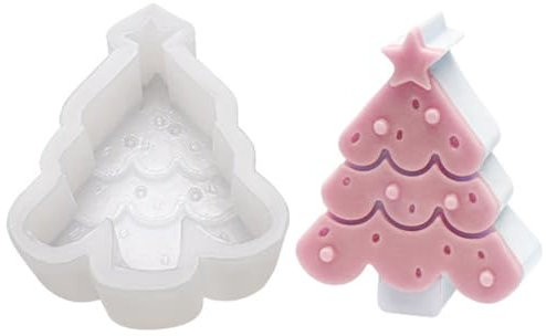 Vordpe Weihnachtsbaum Kerzenform, Weihnachten Weihnachtsbaum Kerzenform,für DIY Die Herstellung Von Kerzen,Schokolade,Aromasteinen
