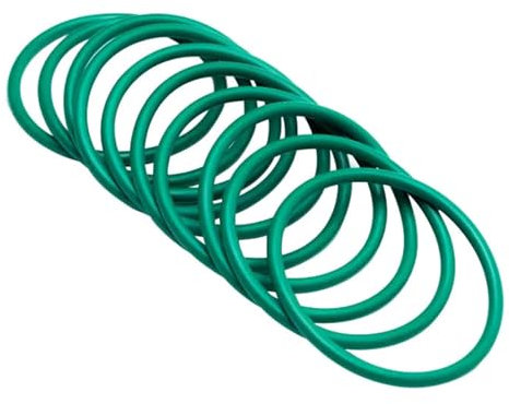 5 Stück Fluorkautschuk-O-Ringe, 54mm AD, 48mm ID, 3mm Breite, FKM-Dichtungsdichtung für Maschineninstallationen, Grün