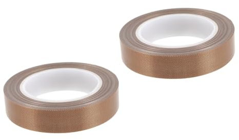 MUCKLILY 2rollen Ptfe Klebeband Hochtemperaturbeständig Vakuumiergerät Ersatzband Wärmeisolierendes Dichtband Für Lebensmittel Alterungsbeständig Und Verschleißfest
