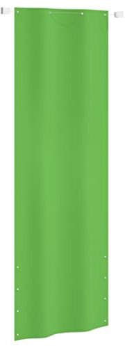 NQJIBUE Home Garden,Balkon Sichtschutz Hellgrün 80x240cm Oxford Stoff
