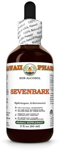 Hawaii Pharm Sevenbark Root Alcohol-Free Extract, 2 fl oz