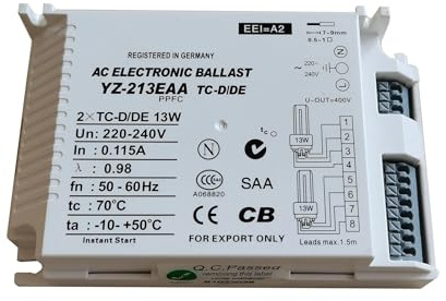Reattore elettronico per lampade fluorescenti， Reattori elettronici for lampade fluorescenti YZ-213EAA YZ-226EAA for TC-D/DE 13W TC-T/TC-TE 26W(Yz213eaa)