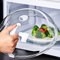 Générique 2025 Cloche Micro Onde, Cloche Micro Onde Plastique,Trous de Vapeur réglables, Couvercle Micro Ondes Cour Bol avec Poignée,23x9.5cm, Couvercle Parfait pour Les Petits et Grands Micro-Onde