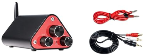 Harewtwy Design Compatto Amplificatore Stereo HiFi Ricevitore HiFi Suono Ad Alta fedeltà Ideale per I Sistemi Audio Domestici