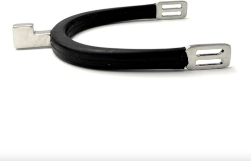Equine Smile ES1028 Hammersporen Gummi Reitsporen, Herren 35 mm | Edelstahl Spur Sporen zum Reiten, Stiefelsporen mit Hammerkopf, Sporenschutz mit Gummierung für Damen & Herren in Dressur