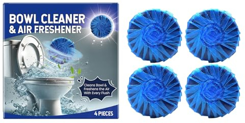 KOAHDE Wc Reiniger Tabs,Tabs Wc Tabs Toilettenreiniger Extra Stark,Spülkasten Tabs Wc Reiniger Extra Stark Wc Tabs,Spülkasten Tabs,4PCS