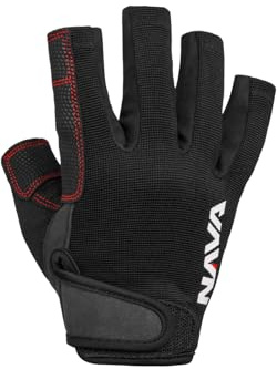 Nava Performance 2026 Nava Club Gants De Voile à Doigts Courts NAVACGSF01 - Black
