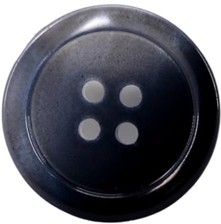 Blausky 20 Stück 15mm Runde Harzknöpfe,Harz Knöpfe Bastelknöpfe mit 4-Loch Nähknöpfe Buttons aus Resin knopf zum Nähen für DIY Bastelprojekte,Scrapbooking,Kleidung,Hemden,Jacken,Blau B