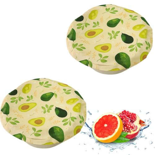 Beeswax Cotton Bread Proofing Covers – Reusable Dough Bowl Covers for Rising & Storage, Eco-Friendly Alternative to Plastic Wrap, Colorful Kitchen Essential for Bakers-Mode2-25cm(10in)