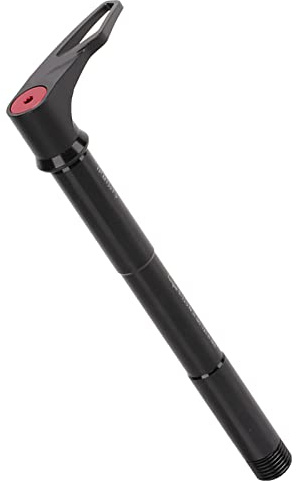 Fockety Leichter Fahrrad-Steckachsen-Schnellspanner für, Gute Verarbeitung, Anwendbare Modelle, M15x1,5 Schwarz (L: 158 mm)