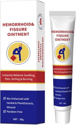 Perianal Care Cream, Hemorrhoid & Fissure Treatment Ointment Extra Strength | Relief Anal Pain, Itching, Bleeding, Swelling, Discomfort, Natural Herbs Fast Acting Ingredients, 20g