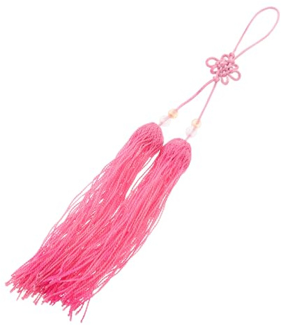 TOKIDNY Kinesisk Tai Chi Svärd i Silkesmaterial Kort Design med Traditionell Knut för Kampsport och Dekoration Rosa Charm för Feng Shui och Kung Fu Träning