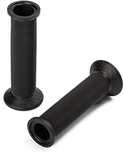 SonicMoto Poignée Guidon Antidérapant Caoutchouc Moto Grips Universel 22mm Noir
