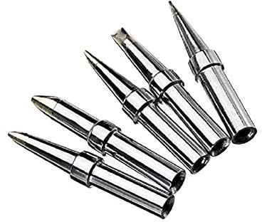5Pcs Universial Lead Free Soldering Iron Tips For 5Mm Diameter Weller Soldering Iron Station
