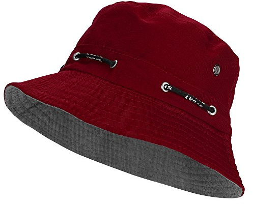 SIQITECH Fischerhut Unisex Buckethut uv shutz Sonnenhut Faltbar Strandhut Baumwolle Freizeithut Herren Sommerhut Breit Krempe Outdoorhut Damen Schlapphut Anglerhut für Wandern Camping Reisen Angeln