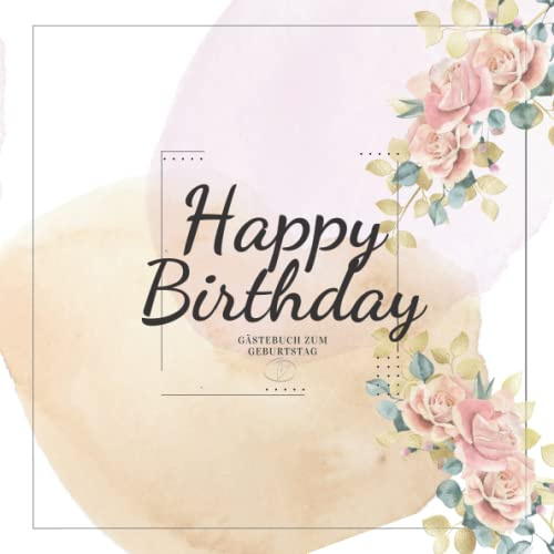 Gästebuch zum Geburtstag mit Fragen zum Ausfüllen rosa: personalisierbares & individuelles Gästebuch, Freundebuch Erwachsene mit lustigen Fragen, Buch ... 84 Seiten für 40 Gäste, Softcover