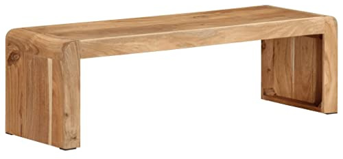 vidaXL TV-Ständer 110x33x33 cm Massivholz Akazie