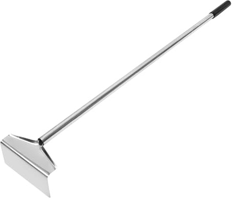 Mydracas Coal Rake Grill Ash Tool, BBQ Charcoal Stainless Steel Rake for Pizza Oven - 32 Inches
