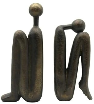 DUNSBY Buchstütze Buchstützen Home Resin Buchstützen Nordic Dekorative Buchstützen Buchständer Halter Desktop Ornament Wohnzimmer Figur Buchstütze
