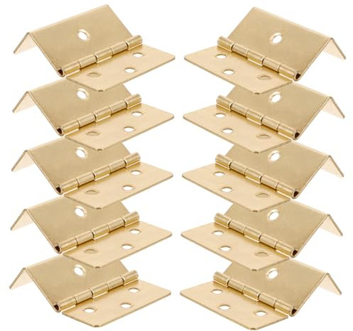 Hemobllo 10pezzi Cerniere in Metallo Stile Vintage Cerniere Per Mobili Da Cucina Per Battenti Di Mobili Per Porte Chiusura Automatica Per Scatole Di Legno e Giocattoli